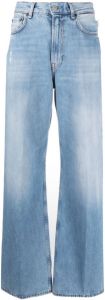 Acne Studios high-waist wide-leg jeans Blauw