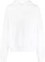 Acne Studios Hoodie met logoprint Wit - Thumbnail 1
