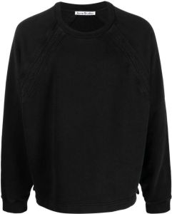 Acne Studios Sweater met jacquard logo Zwart