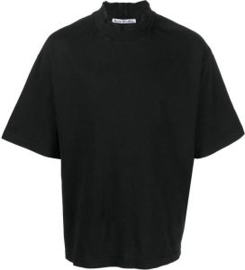 Acne Studios T-shirt met logo Zwart