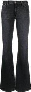 Acne Studios logo-patch straight-leg jeans Zwart