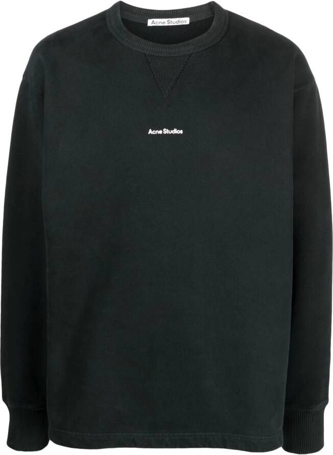 Acne Studios Sweater met logoprint Zwart