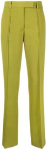 Acne Studios mid-rise tailored trousers Groen