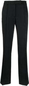 Acne Studios mid-rise tailored trousers Zwart