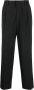 Acne Studios Mid waist pantalon Zwart - Thumbnail 1