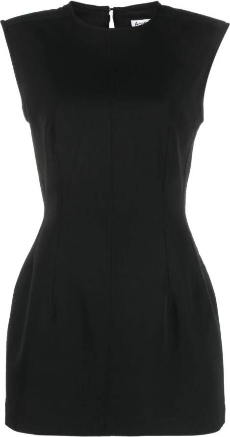 Acne Studios Mouwloze mini-jurk Zwart