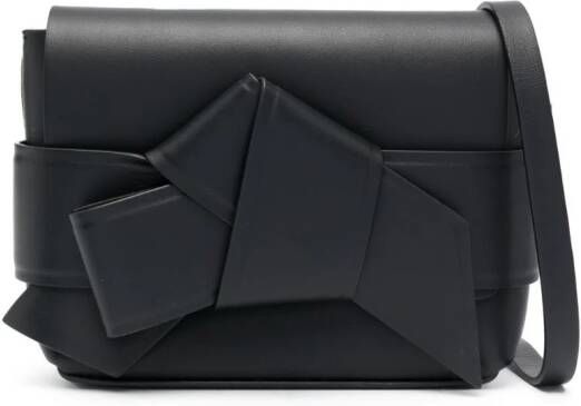 Acne Studios Musubi leren crossbodytas Zwart