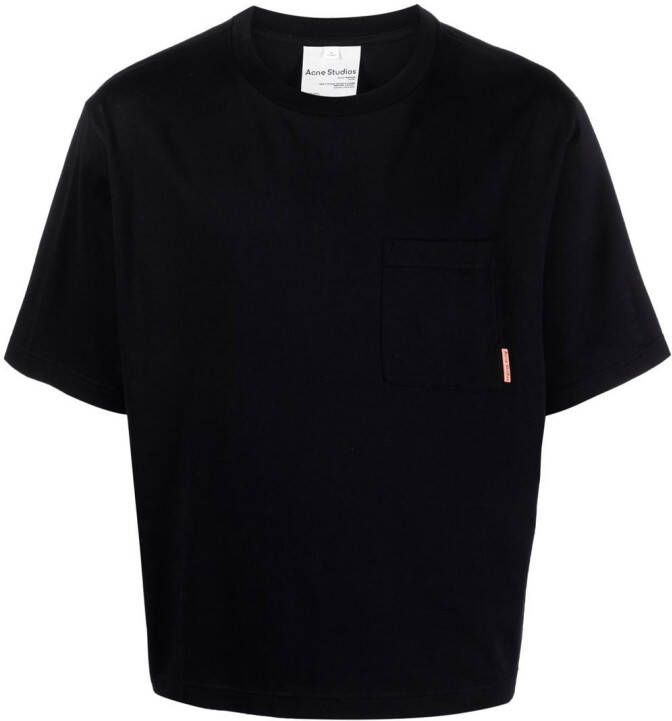 Acne Studios T-shirt met opgestikte zak Zwart