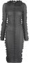 Acne Studios Jurk met ruches Grijs - Thumbnail 1