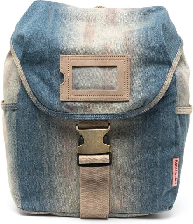 Acne Studios Rugzak met gespsluiting Blauw
