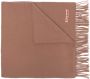 Acne Studios Sjaal met franje Bruin - Thumbnail 1