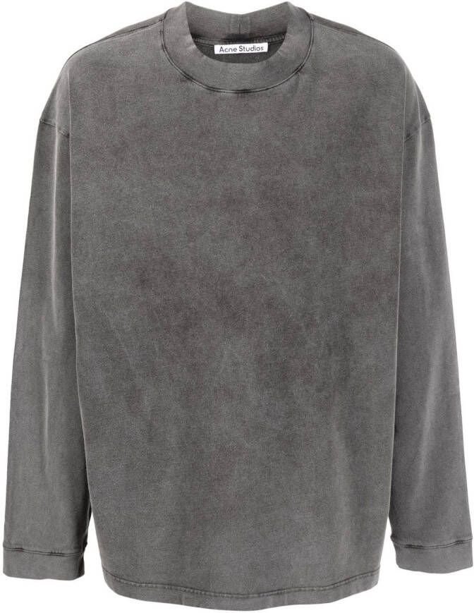 Acne Studios T-shirt met stonewashed-effect Grijs