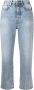 Acne Studios Straight jeans dames biologisch katoen 23 30 Blauw - Thumbnail 1