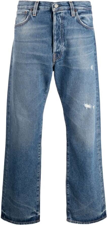 Acne Studios Straight jeans heren katoen 28 30 Blauw