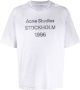 Acne Studios T-shirt met logoprint Grijs - Thumbnail 1