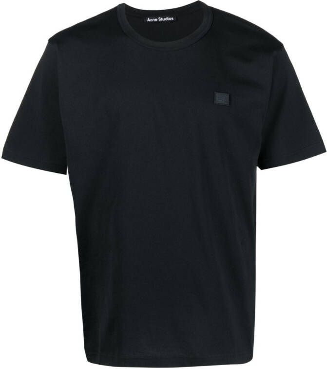 Acne Studios T-shirt met patchwork Zwart