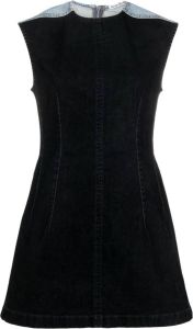 Acne Studios Tweekleurige jurk Zwart