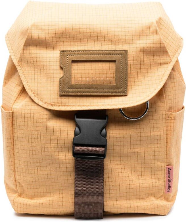 Acne Studios Tweekleurige rugzak Geel