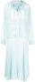 ACT Nº1 Geplooide jurk Blauw - Thumbnail 1
