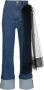 ACT Nº1 Jeans met tulen vlak Blauw - Thumbnail 1