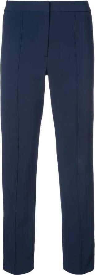 Adam Lippes pintuck cigarettebroek Blauw
