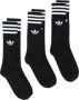Adidas 3 pack Effen crew sokken Zwart - Thumbnail 1