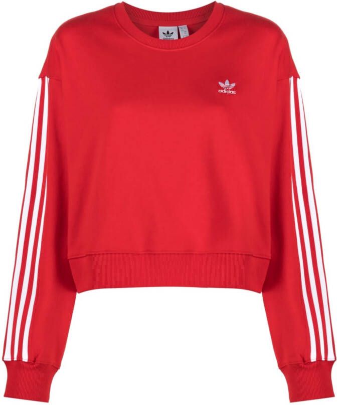 Adidas Sweater met geborduurd logo Paars