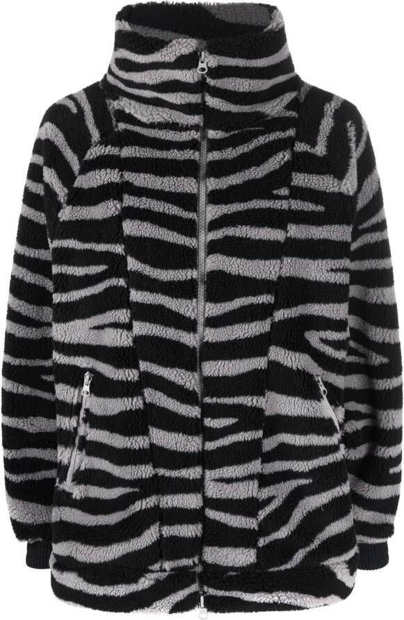 Adidas by Stella McCartney Jack met dierenprint Zwart