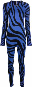 Adidas by Stella McCartney Jumpsuit met open rug Blauw