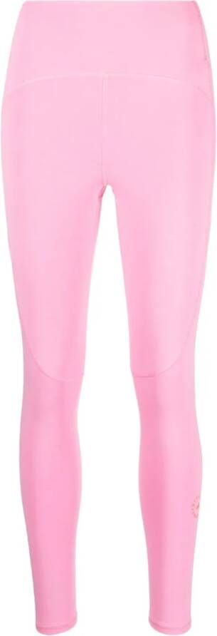Adidas by Stella McCartney High waist legging met logoprint Roze