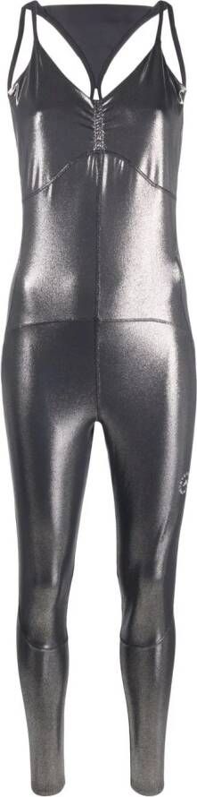 Adidas by Stella McCartney Mouwloze jumpsuit Zilver