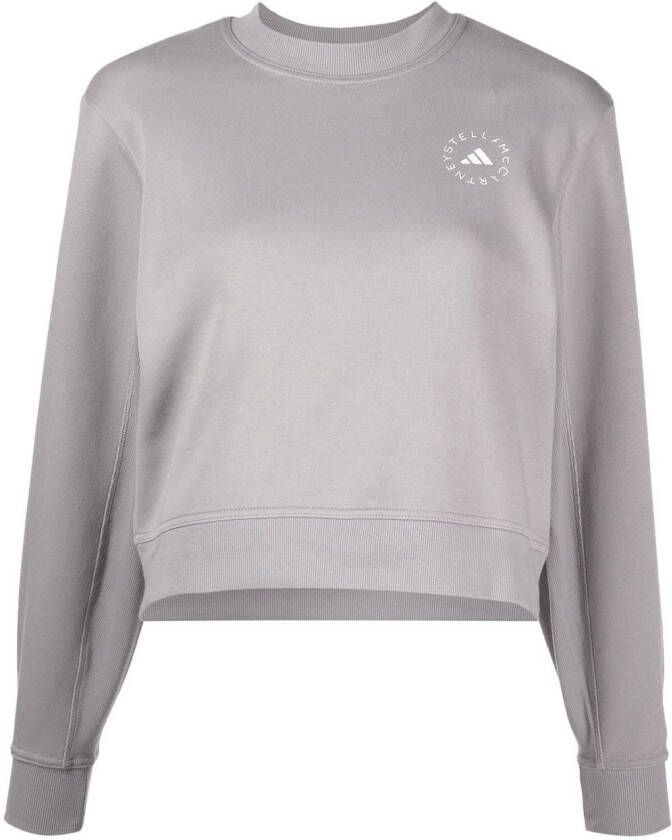 Adidas by Stella McCartney Sweater met logoprint Grijs