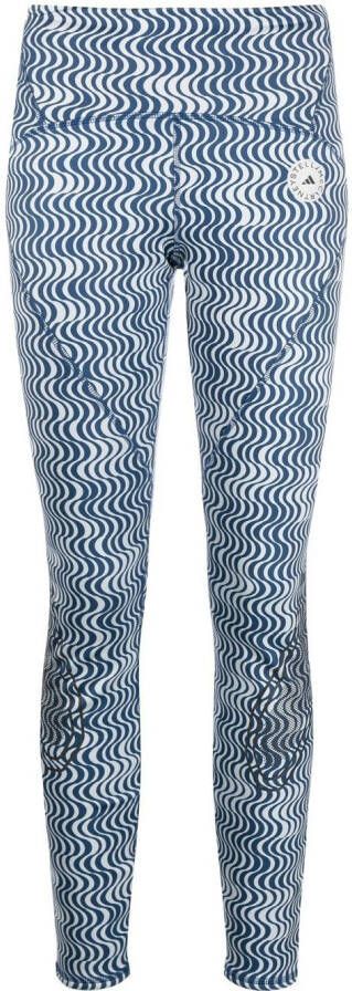 Adidas by Stella McCartney Legging met print Blauw
