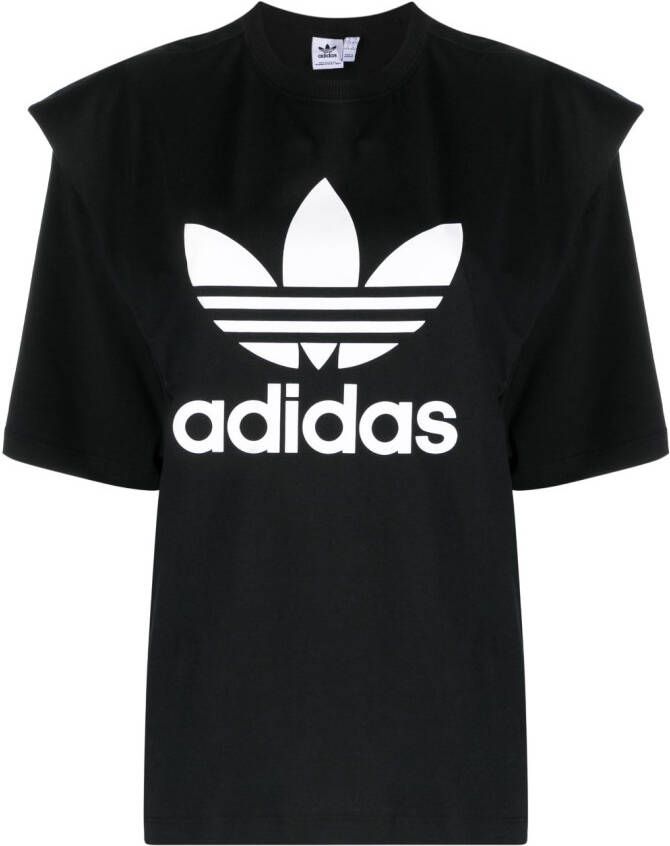 Adidas T-shirt met print Zwart