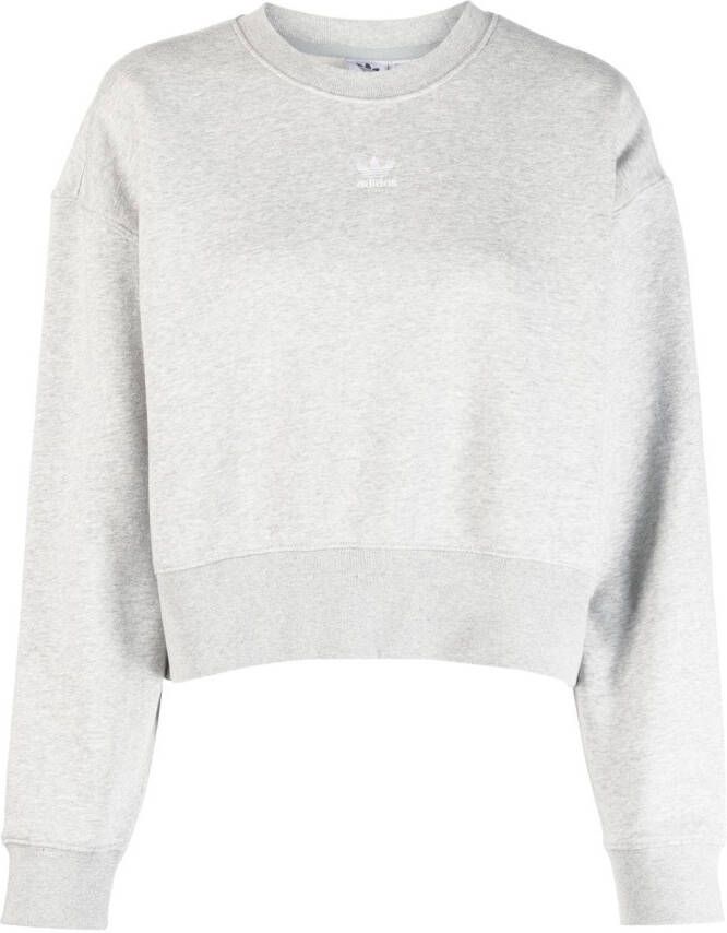 Adidas Cropped sweater Grijs