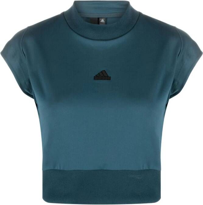 Adidas Sweater met geborduurd logo Grijs
