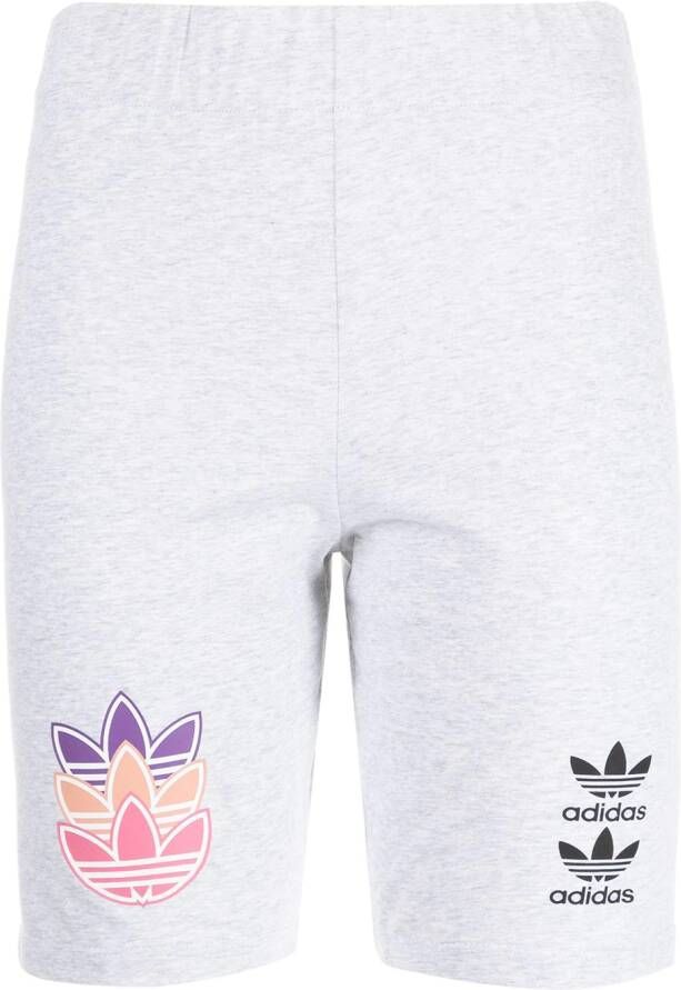 Adidas T-shirtjurk met bloemenprint Paars - Foto 3