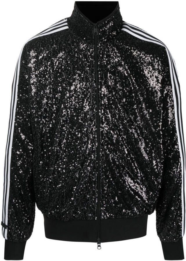 adidas Jack met pailletten Zwart