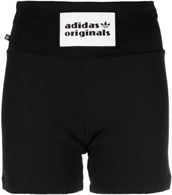 Adidas High waist shorts Zwart