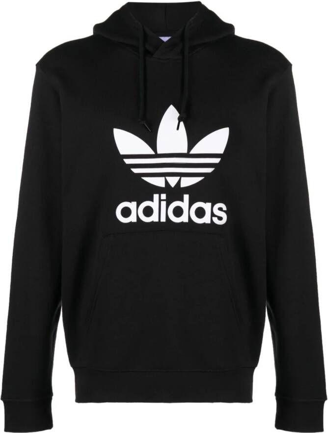 Adidas Hoodie met logoprint Zwart