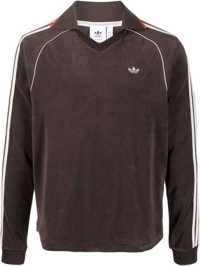 Adidas Trui met geborduurd logo-afwerking Bruin