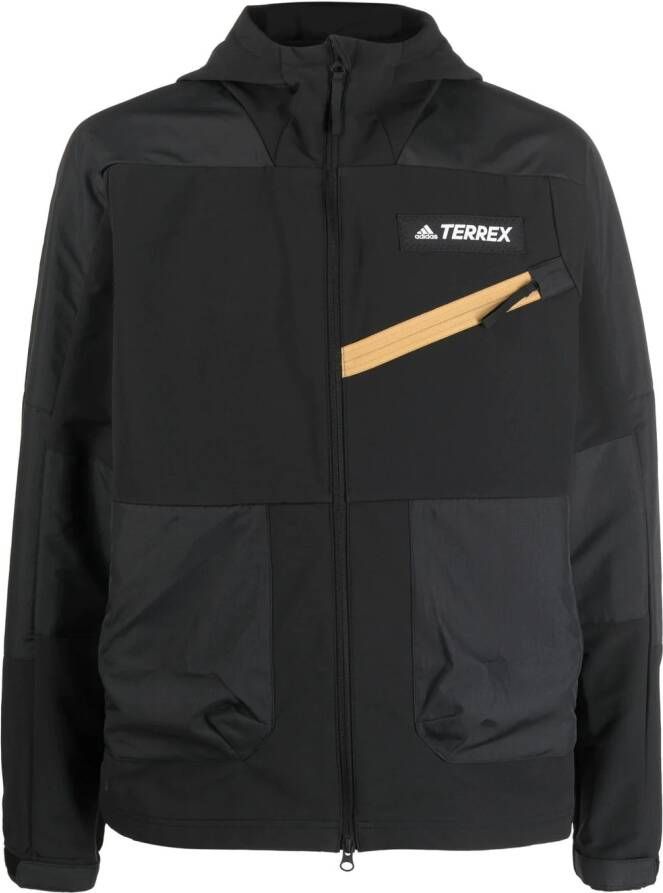 Adidas Hoodie met geborduurd logo Zwart