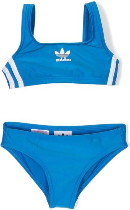 Adidas Kids Bikini met logoprint Blauw