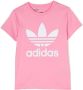Adidas Kids T-shirt met logoprint Roze - Thumbnail 1