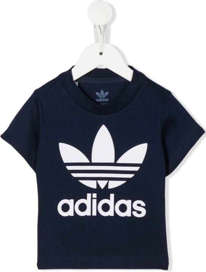 Adidas Kids T-shirt met ronde hals Blauw