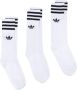 Adidas 3 pack Effen crew sokken Zwart - Thumbnail 1