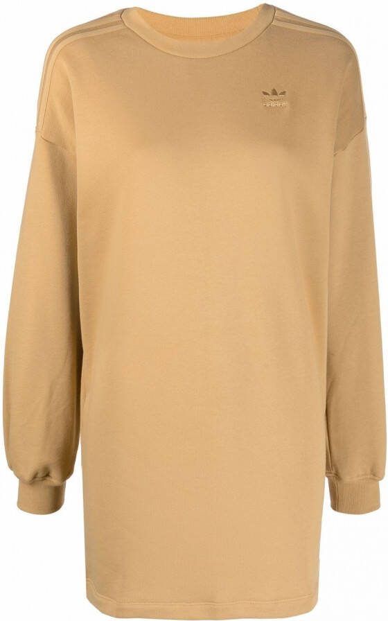 Adidas Cropped hoodie met Trefoil-detail Rood - Foto 3