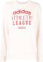 Adidas T-shirt met geborduurd logo Beige - Thumbnail 1