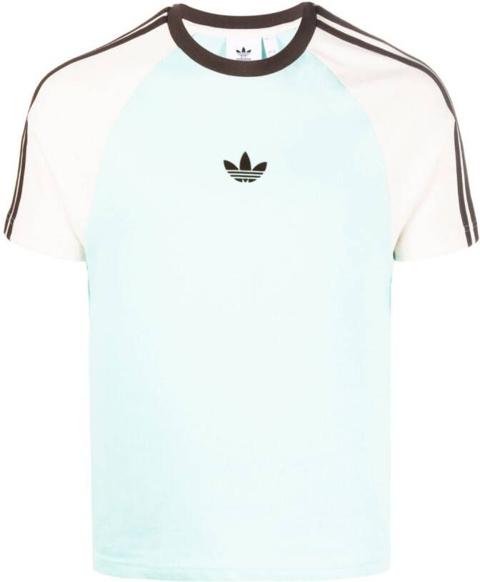 Adidas T-shirt met geborduurd logo Geel