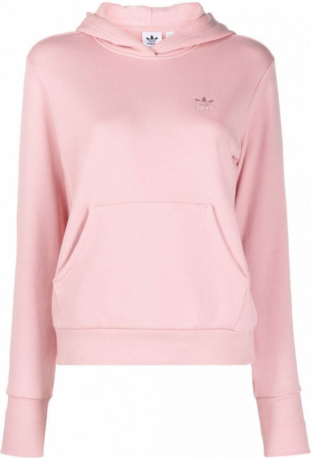 Adidas Katoenen hoodie Roze